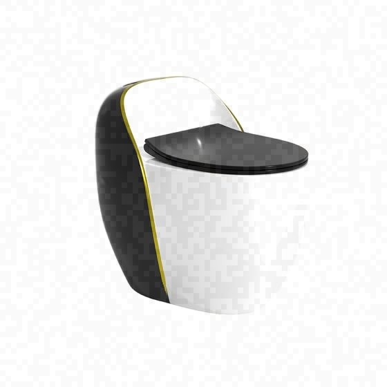 LT-1358-CG-BLGLW2 black one-piece-toilets
