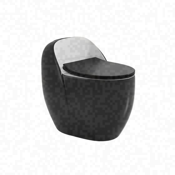 LT-1358-CG-BLLG black one-piece-toilets