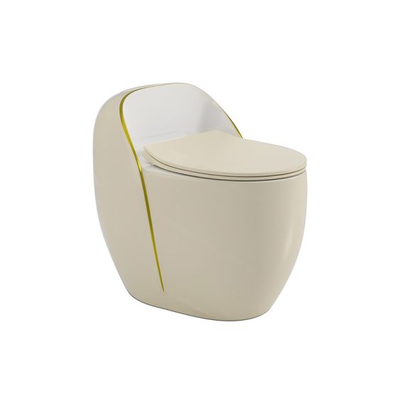 LT-1358-CG-IVGLW patterned one-piece-toilets