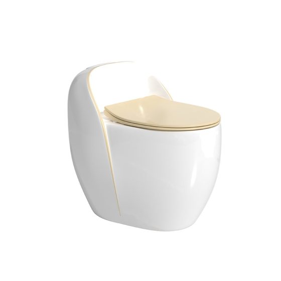 LT-1358-CG-KW white one-piece-toilets