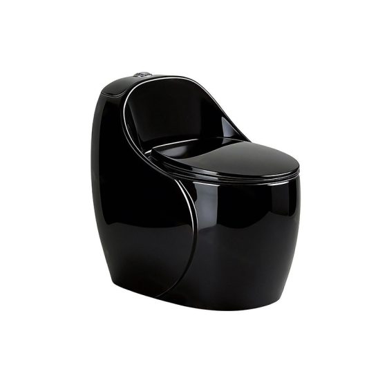 LT-1361-CG-BL black one-piece-toilets