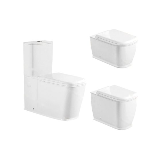 LT-205----LT-405----LT-405W white two-piece-toilet-suites