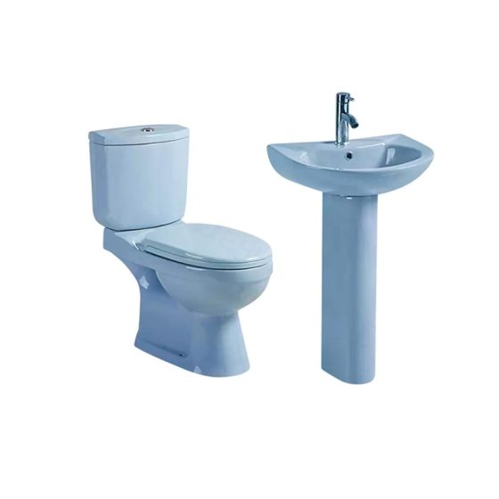LT-231-CG-BU----LT-321P-CG-BU white two-piece-toilet-suites