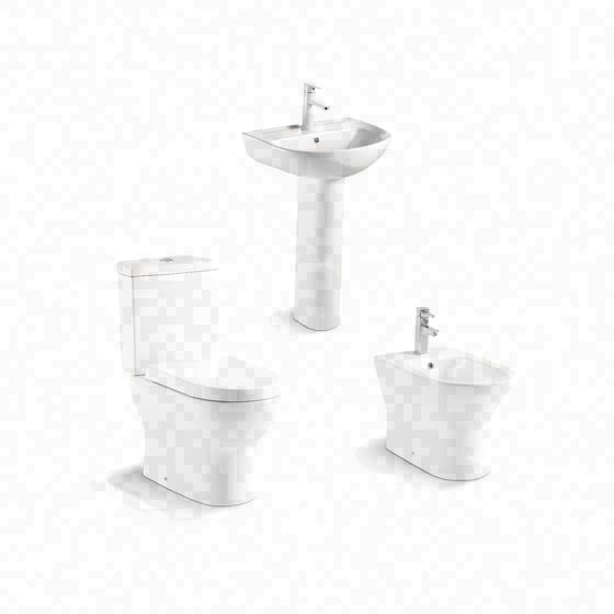 LT-233---LT-433B--LT-315P white two-piece-toilet-suites