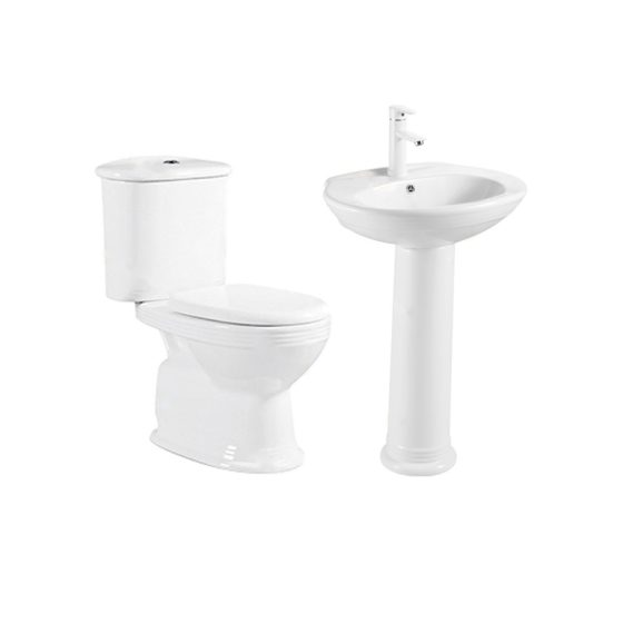 LT-237----LT-337P white two-piece-toilet-suites