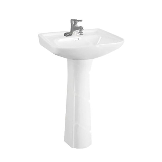 LT-301P white pedestal-basins