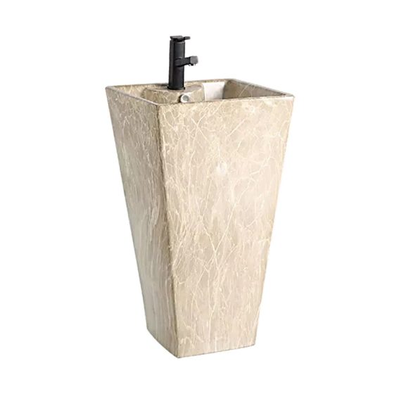 LT-303-DP-2 white pedestal-basins