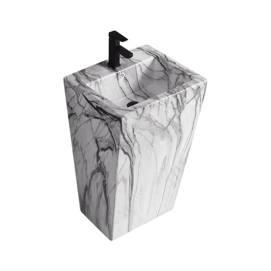 LT-304-DP-CT-18 patterned pedestal-basins