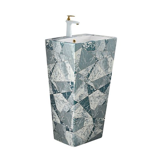LT-304-DP-CT1 patterned pedestal-basins