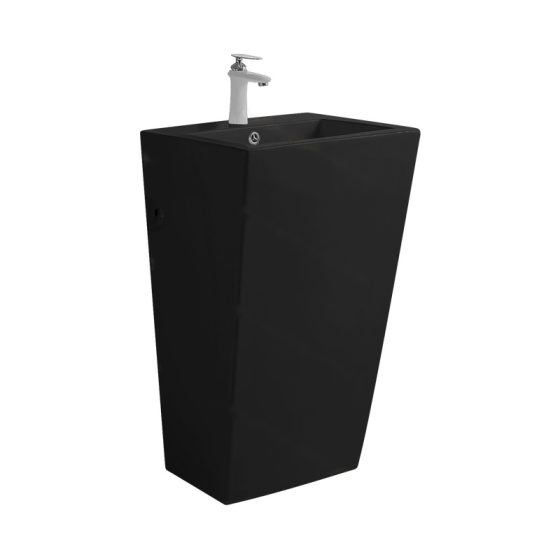 LT-304-M-BL black pedestal-basins