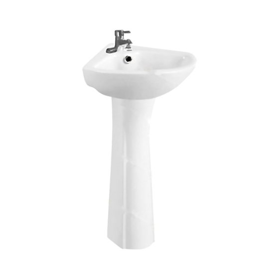 LT-304P white pedestal-basins