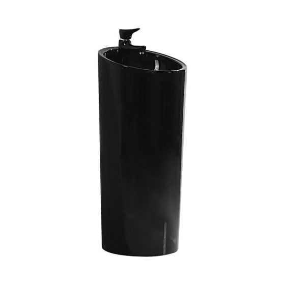 LT-305-CG-BL black pedestal-basins