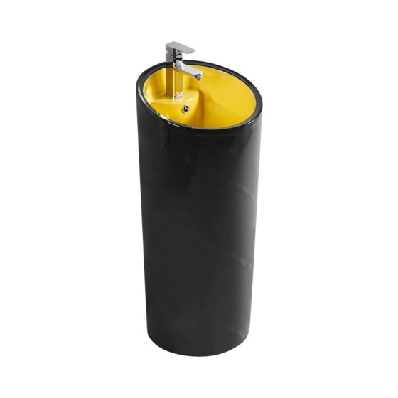 LT-305-CG-BLY black pedestal-basins