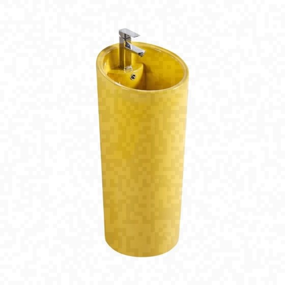 LT-305-CG-Y gold pedestal-basins