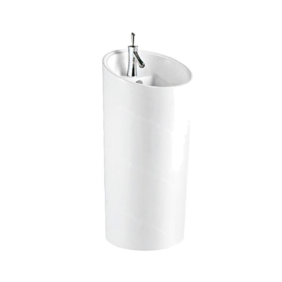 LT-305 white pedestal-basins