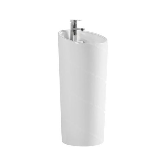 LT-305A white pedestal-basins