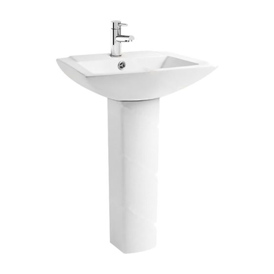 LT-306P white pedestal-basins