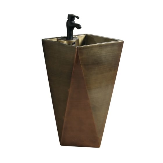LT-307-BS-BR colored pedestal-basins