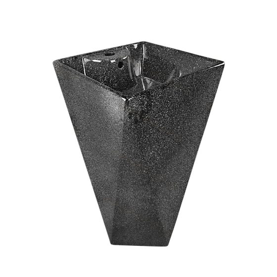 LT-307-CDG-BL black pedestal-basins