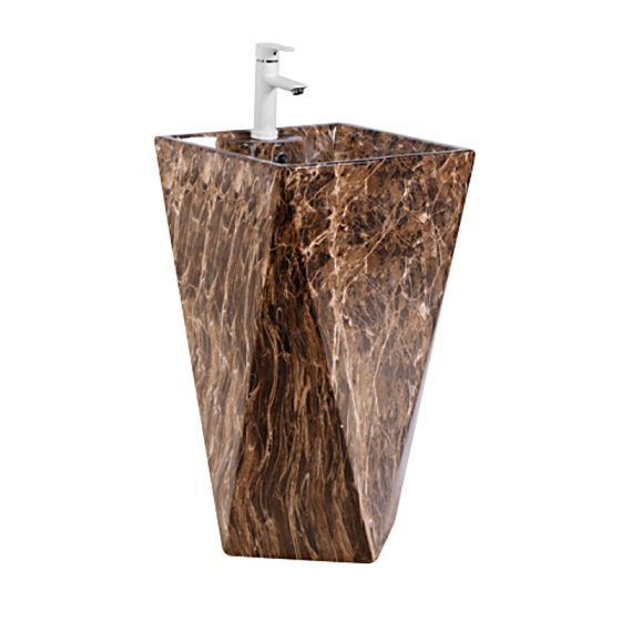 LT-307-DP-CT-1 colored pedestal-basins