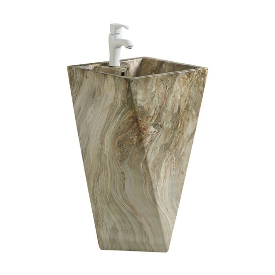 LT-307-DP-CT-12 gold pedestal-basins