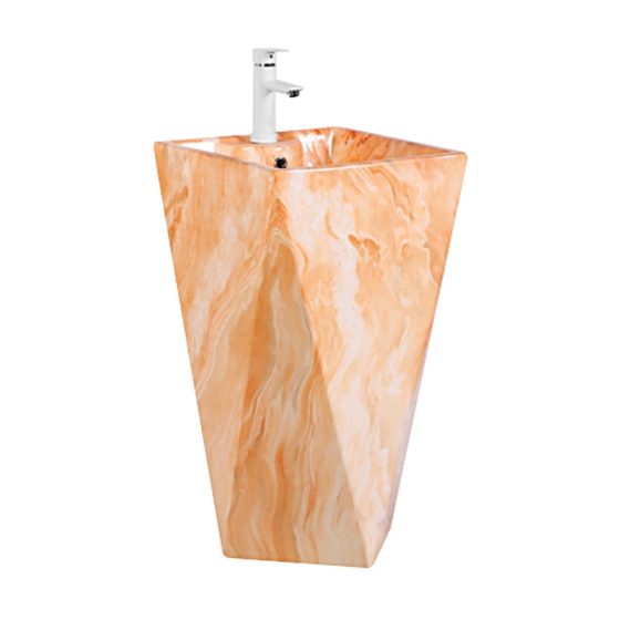 LT-307-DP-CT-183 colored pedestal-basins
