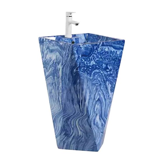 LT-307-DP-CT-184 colored pedestal-basins