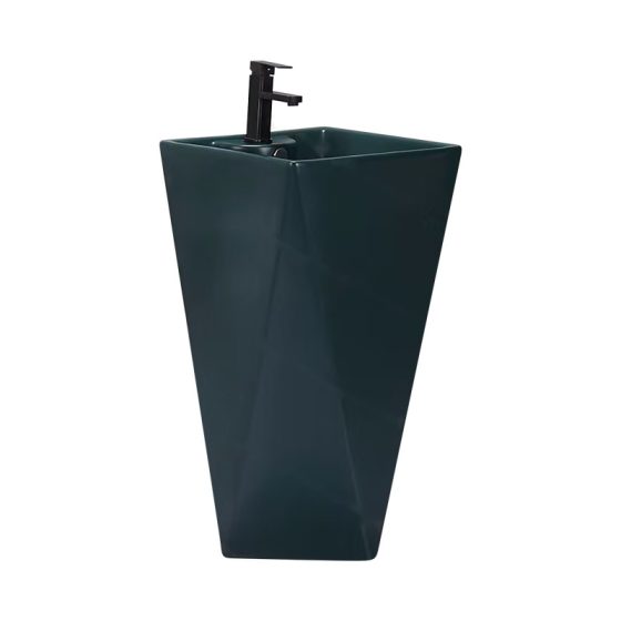 LT-307-M-BG colored pedestal-basins