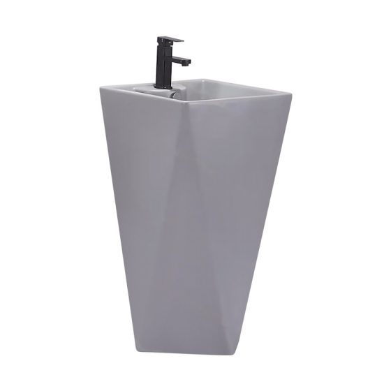 LT-307-M-LG grey pedestal-basins