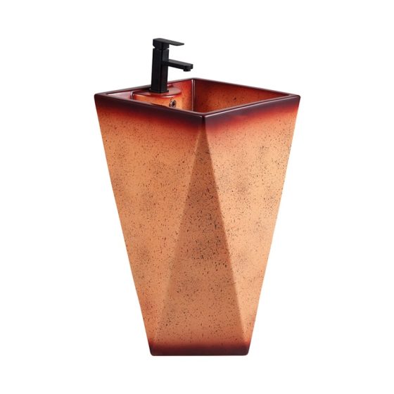 LT-307-RS-CT-14 colored pedestal-basins