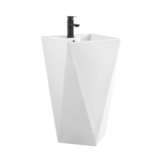 LT-307 white pedestal-basins