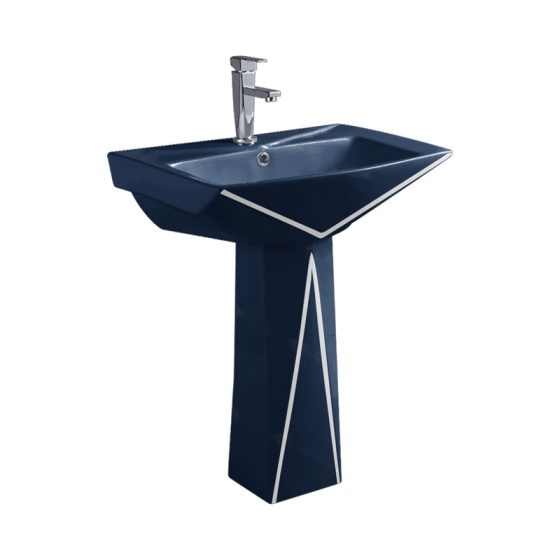 LT-307P-CG-SBSL colored pedestal-basins