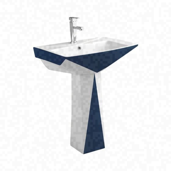 LT-307P-CG-WBU colored pedestal-basins
