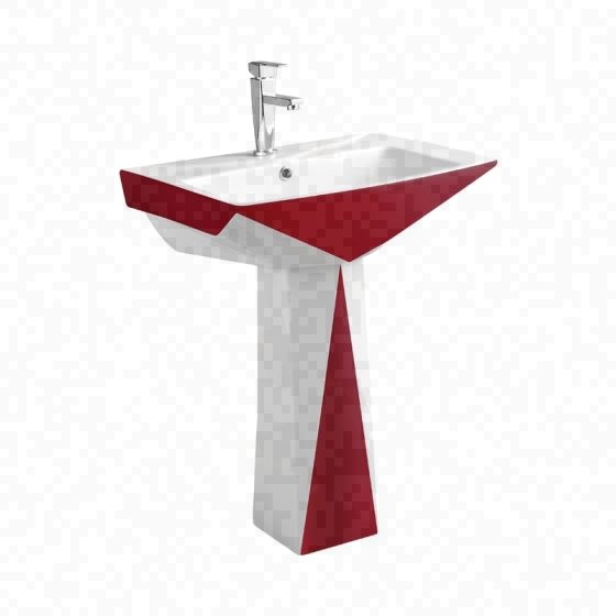 LT-307P-CG-WR colored pedestal-basins