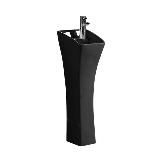 LT-308-CG-BL black pedestal-basins