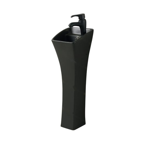 LT-308-FG-BL black pedestal-basins