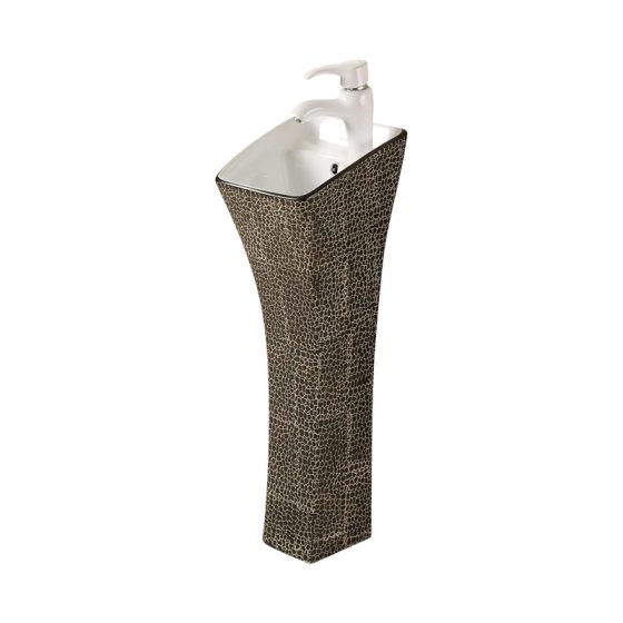 LT-308-HE-CT5 gold pedestal-basins
