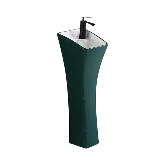 LT-308-M-BGW colored pedestal-basins