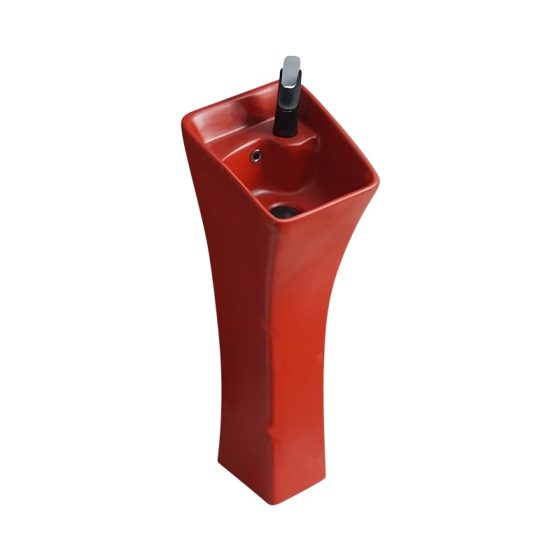LT-308-M-V colored pedestal-basins