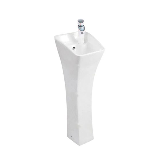 LT-308 white pedestal-basins
