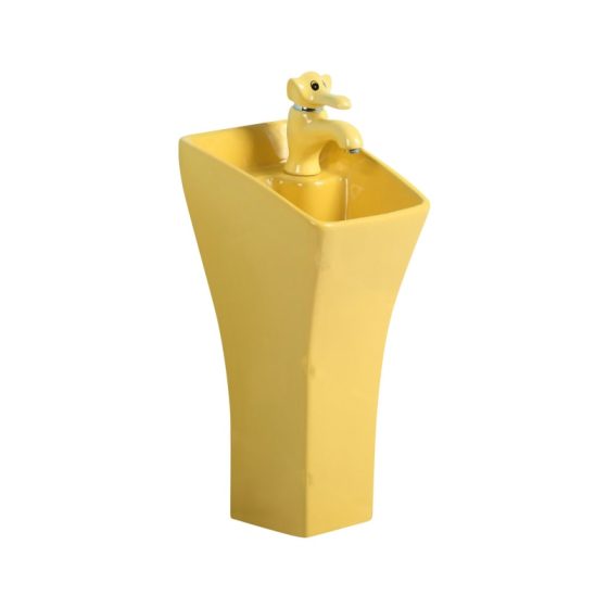 LT-308A-CG-Y gold pedestal-basins
