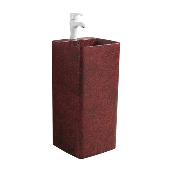 LT-309-CDG-V colored pedestal-basins