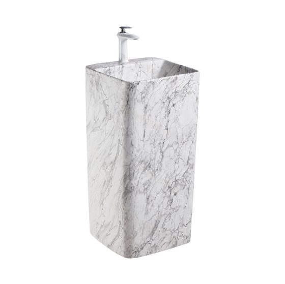LT-309-DP-CT-137 white pedestal-basins
