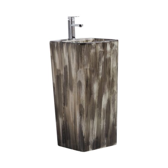 LT-309-DP-CT169 patterned pedestal-basins