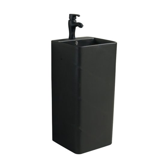 LT-309-FG-BL black pedestal-basins