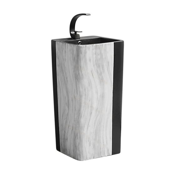 LT-309-FG-BLW grey pedestal-basins