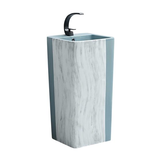 LT-309-FG-TCW white pedestal-basins
