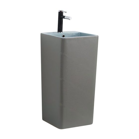 LT-309-FG-UDGNCI grey pedestal-basins