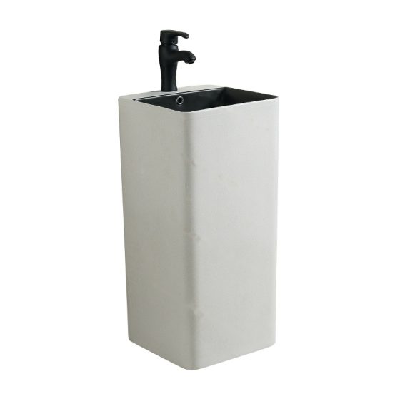 LT-309-FG-UWNBG grey pedestal-basins
