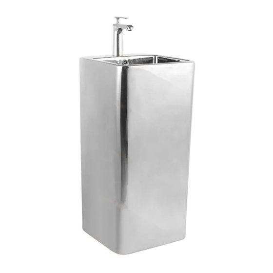 LT-309-GI-PS grey pedestal-basins